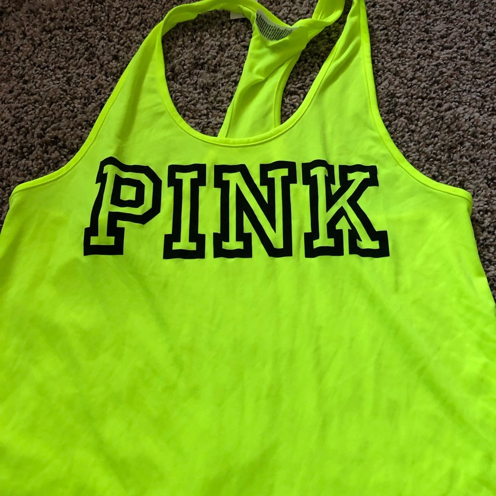 Pink racer back